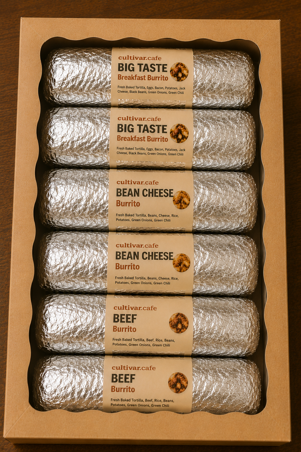 The Big Six Burritos — cultivar.cafe